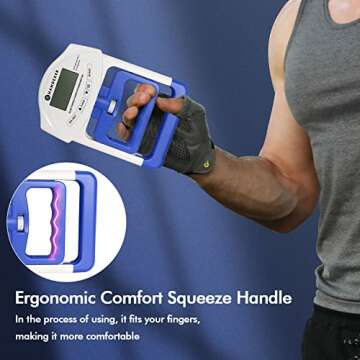 Hand Grip Strength Tester - Precision Dynamometer Device