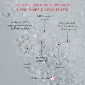 Fairfield Poly-Fil Poly-Pellets for Crafting and Stuffing