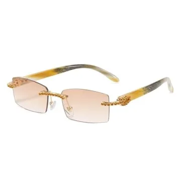 Trendy DUPER Y2K Sunglasses: Retro, Rimless & Kardashian-Inspired