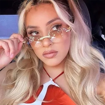 DUPER Y2K Sunglasses Retro Rimless Kardashian-Inspired