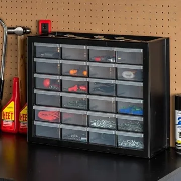 IRIS USA 24 Drawer Hardware Storage Organizer