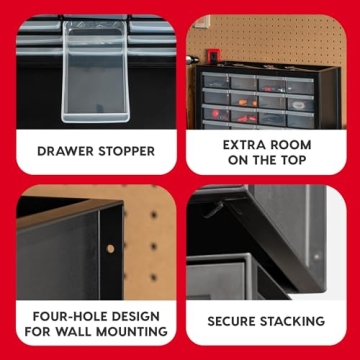 IRIS USA 24 Drawer Hardware Storage Organizer