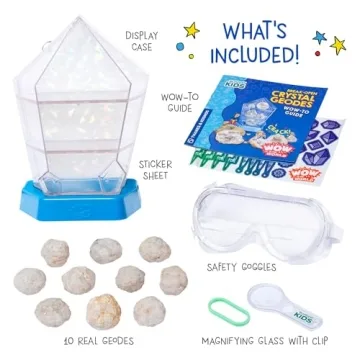 Break-Open Crystal Geodes Kit for Kids - STEM Learning Fun