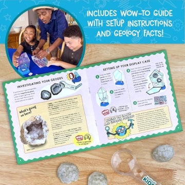 Break-Open Crystal Geodes Kit for Kids - STEM Learning Fun