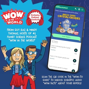 Break-Open Crystal Geodes Kit for Kids - STEM Learning Fun