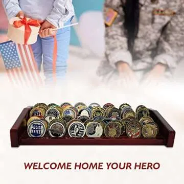 Military Challenge Coin Display Stand for All Coins