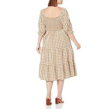 Stylish Amara Midi Dress with Sweetheart Neckline