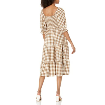 Stylish Amara Midi Dress with Sweetheart Neckline