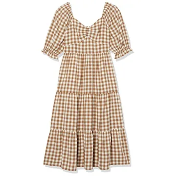 Stylish Amara Midi Dress with Sweetheart Neckline