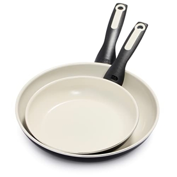 GreenPan Rio Nonstick Frying Pan Skillet Set - 8 & 10 Inch