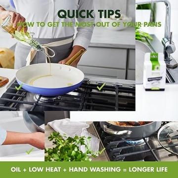 GreenPan Rio Nonstick Frying Pan Skillet Set - 8 & 10 Inch