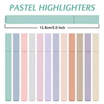 Colpart Pastel Aesthetic Highlighters - 12 Colors