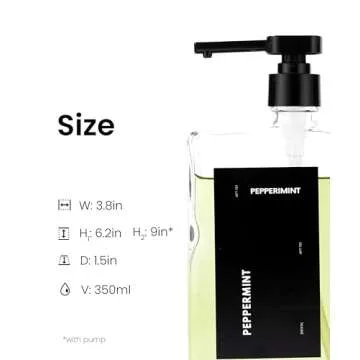 APT 1101 Elegant Glass Coffee Syrup Dispensers - Set of 2