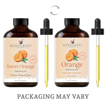 Premium 4 Fl Oz Orange Essential Oil - 100% Pure Natural