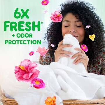 Gain In-Wash Laundry Scent Booster Beads, Happy Scent, 24 oz