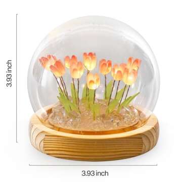 ONXE Tulip Night Light - Mothers Day Gift for Mom