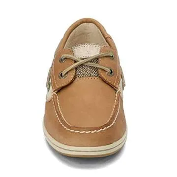 Sperry Womens Koifish Boat Shoe, Linen/Oat, 7 Narrow
