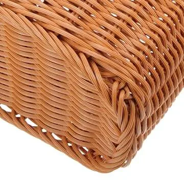 Elegant Woven Seagrass Wall Organizer for Flowers