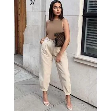 Stylish High Neck Racer Back Bodysuit for Women