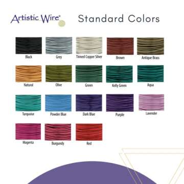 Artistic Wire, 18 Gauge Tarnish Resistant Tinned Copper Craft Wire, Silver Color, 4 yd