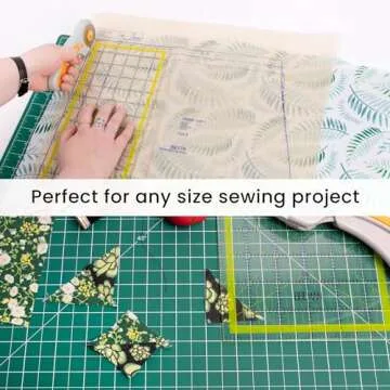 Breman Precision Quilting Ruler - 6x24 Inch Clear Acrylic Ruler for Cutting Fabric - Clear Sewing Rulers and Guides for Fabric and Other Materials - Quilting Rulers