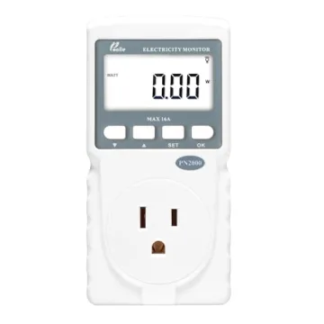 Poniie PN2000 Plug-in Kilowatt Electricity Usage Monitor – Accurate & User-Friendly Power Meter