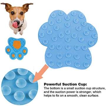 Dog Licking Mat - Calming Peanut Butter Feeder for Pets