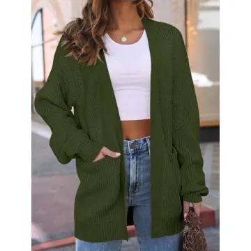 LILLUSORY Cozy Oversized Cardigan for Fall & Winter