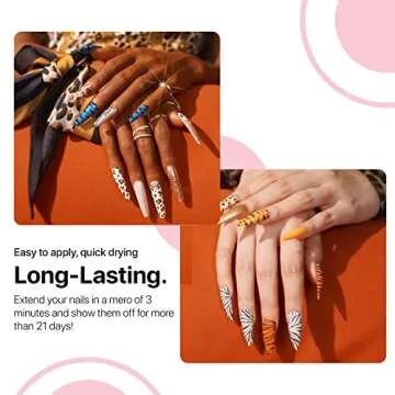 SXC Cosmetics 3 in 1 Nail Glue Gel for All Nail Applications