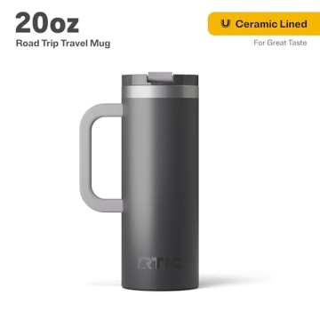 RTIC 20oz Travel Mug: Insulated Stainless Steel for Any Drink