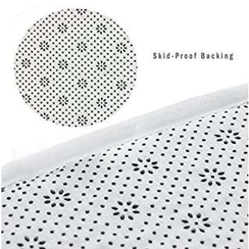 Rose Gold Marble Bathroom Rug Set | 3-Pc Non-Slip Mats