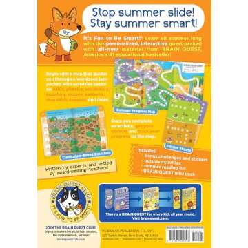 Summer Brain Quest: Between Grades Pre-K & K