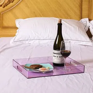 Elegant Sooyee Clear Serving Tray for Every Occasion