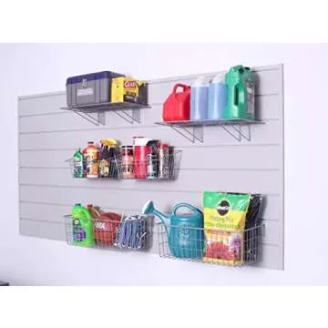 Crownwall Heavy Duty Steel Shelf Organizer Kit for All Spaces