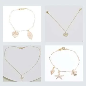 XKCWXY 14K Gold Jewelry Making Kit for All Ages