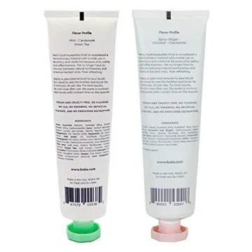 Boka Fluoride-Free Toothpaste for Adults and Kids - 2 Pack
