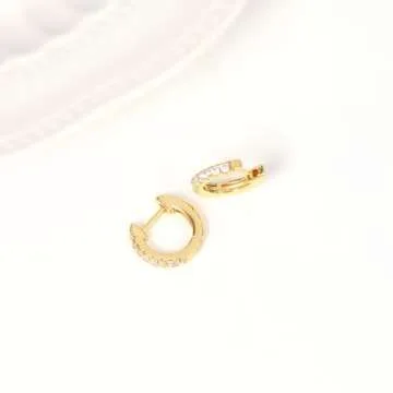 Silver Hoop Earrings Set Huggie Hoop Earrings Hypoallergenic Lightweight Jewelry Everyday Cartilage Dainty Earrings for Women