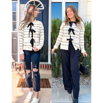 ZESICA Open Front Chunky Knit Cardigan for Women