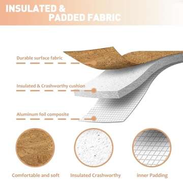 Tirrinia Single Bottle Wine Gift Carrier Bag, Insulated Travel Wine Cooler Tote with Shoulder Strap for Picnic, Party, BYOB Restaurant, Portable One Bottle Wine Chiller Container, Gift for Wine Lovers