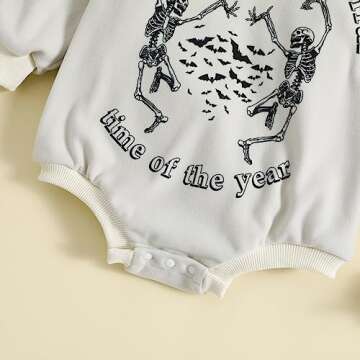 Endorothii Baby Halloween Clothes Girl Boy Spooky Babe Pumpkin Romper Sweatshirt Long Sleeves Bubble Bodysuit Outfit