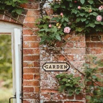 Funpop Vintage Iron Garden Signs - Retro Yard Decor