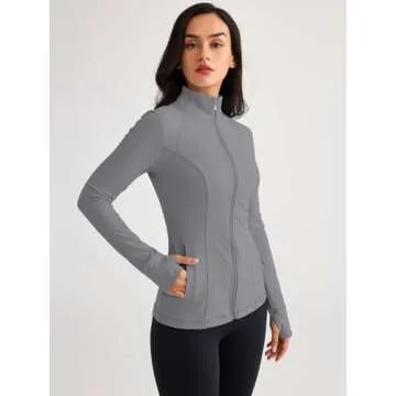 Trendy Queen Women's Lightweight Zip Up Jacket for All Occasions