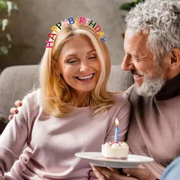 CIEHER Happy Birthday Headband for Joyful Celebrations