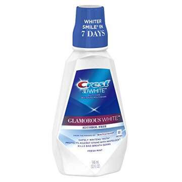 Crest 3D White Luxe Mouthwash for Effortless Whitening