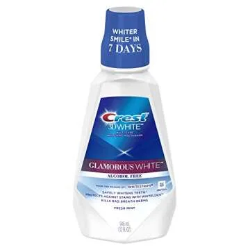 Crest 3D White Luxe Mouthwash for Effortless Whitening