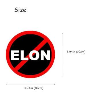 Funny Anti Elon Musk Bumper Magnet for Tesla Owners