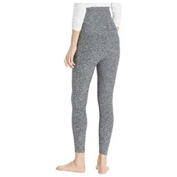 Beyond Yoga Maternity Empire Waisted Spacedye Capri Leggings Black/White Spacedye LG (US Women's 10-12) 28