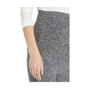 Beyond Yoga Maternity Empire Waisted Spacedye Capri Leggings Black/White Spacedye LG (US Women's 10-12) 28