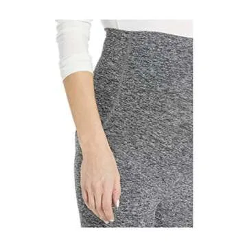 Beyond Yoga Maternity Empire Waisted Spacedye Capri Leggings Black/White Spacedye LG (US Women's 10-12) 28