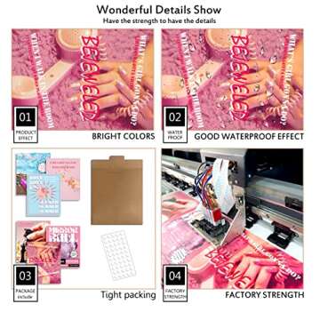 LUXINGLU Vintage Wall Art Prints Set - 6 Music Posters